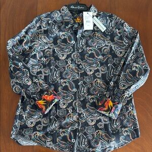 Robert Graham Men's Paisley Shirt - Multicolor NEVER BEEN WORN